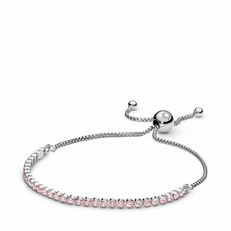 Pandora Pink Sparkling Strand Bracelet Silver Egypt HG7628951